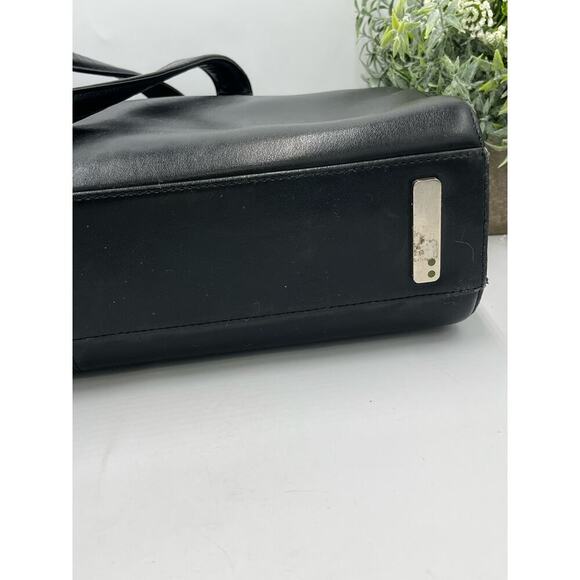 Knomo London Cholet Vintage Black leather 15"‎ laptop travel bag Tote  #F 729221 - Picture 6 of 12
